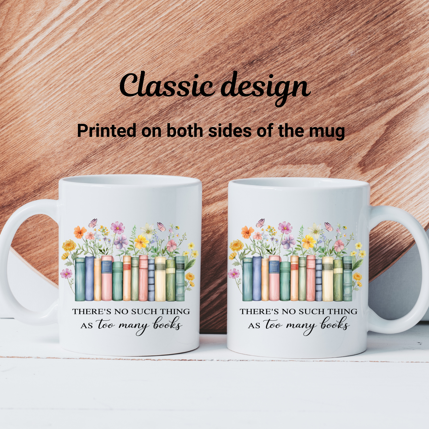 Personalised Book Lover Gift. Book lover Mug. Custom Gift for Book lovers