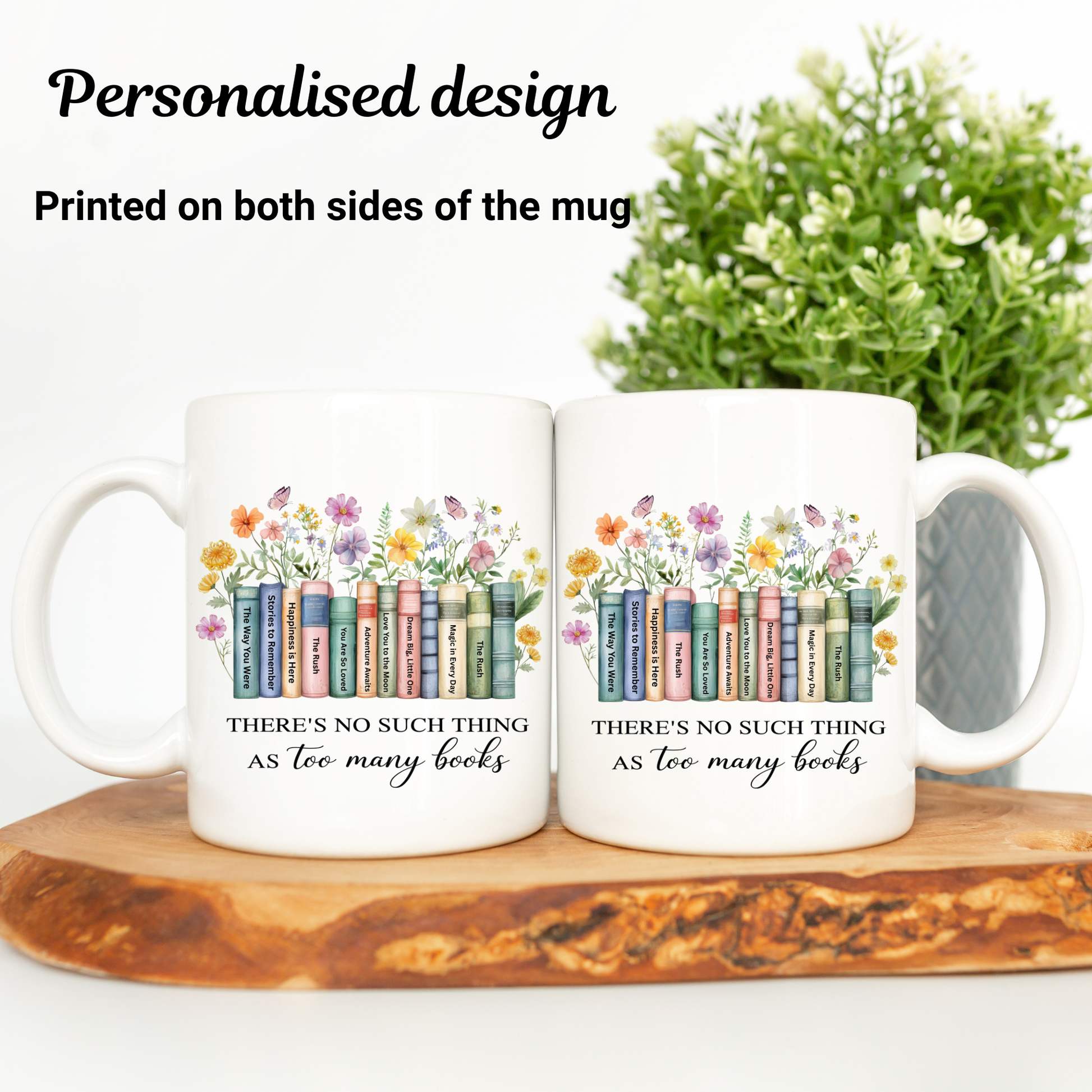 Personalised Book Lover Gift. Book lover Mug. Custom Gift for Book lovers
