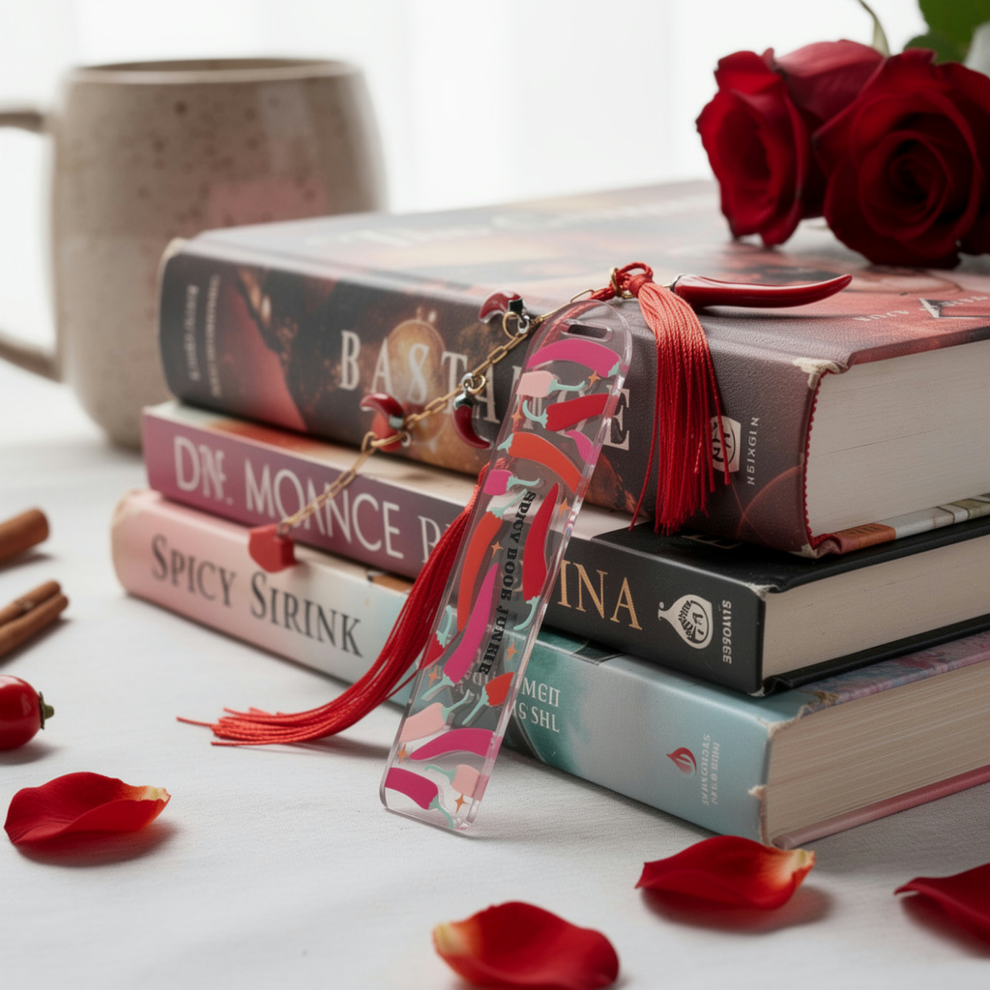 Spicy Book Junkie Bookmark. Spicy Reader Bookmark. Spicy Book Bookmark. Spicy Romance Bookmark. Spicy Book Lover