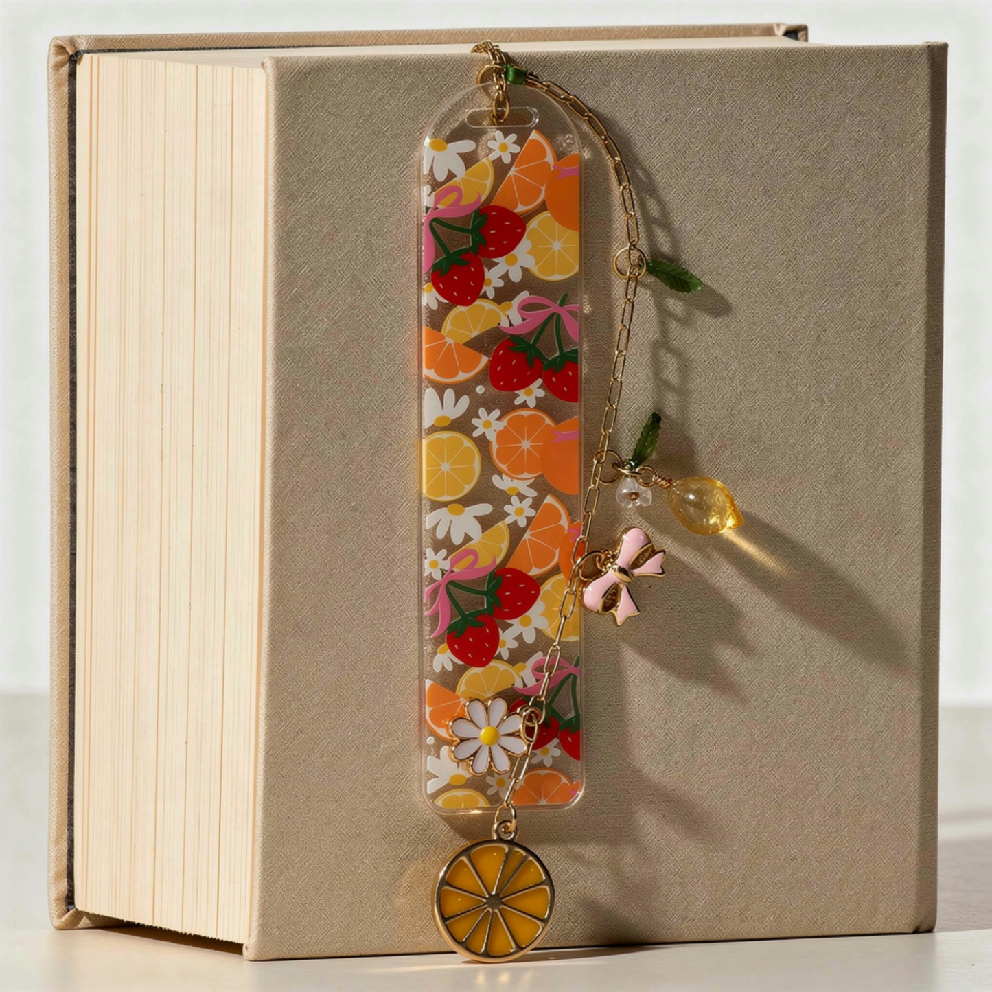 Strawberry Orange Bookmark. Orange Lemon Strawberry Bookmark. Orange & Strawberries Bookmark. Strawberry Lover Bookmark. Fruits Bookmark