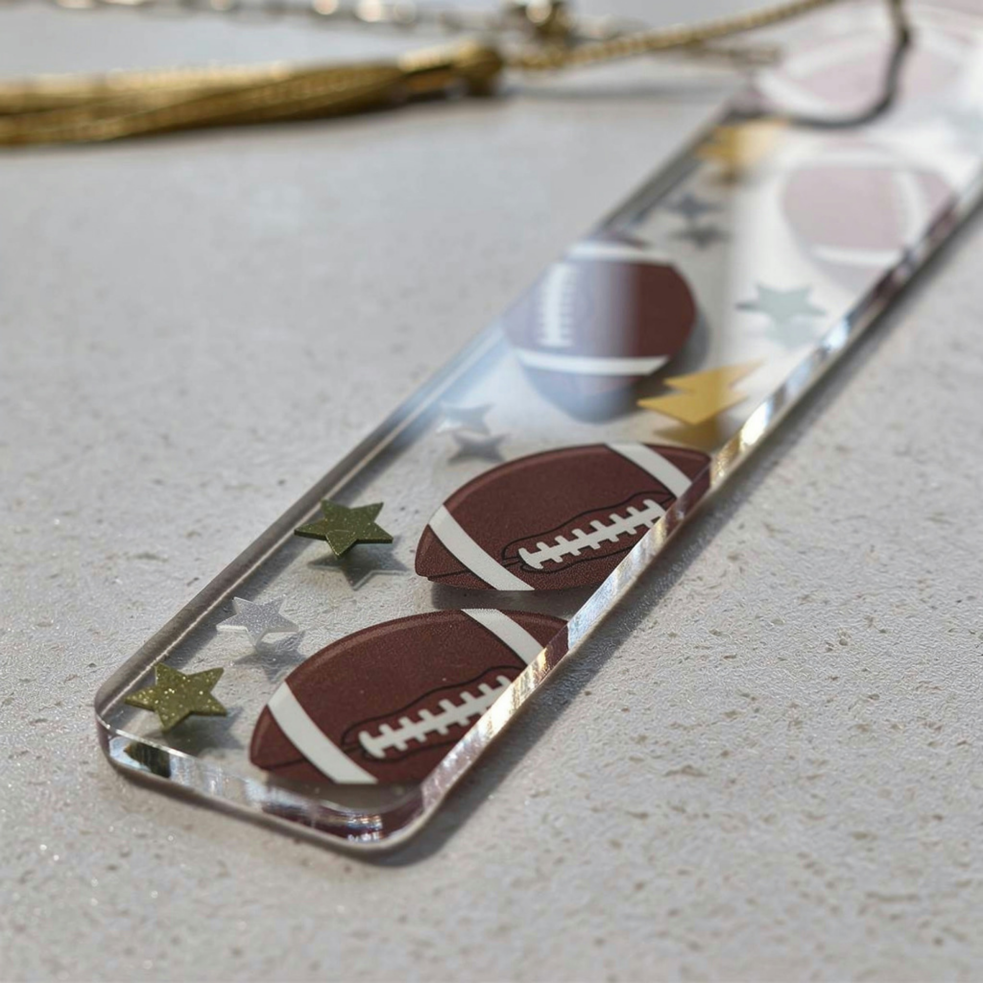 Football Bookmark. Football Lover Bookmark. Football Book Lover Gift. Football Coach Gift. Football Team Gift