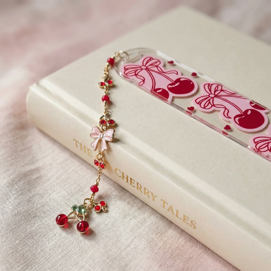 Cherry Bow Acrylic Bookmark
