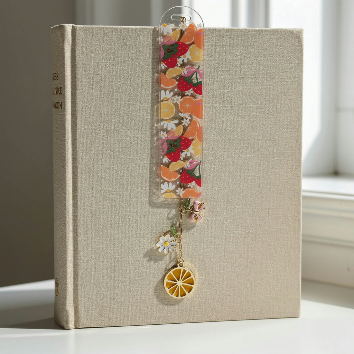 Strawberry Orange Bookmark. Orange Lemon Strawberry Bookmark. Orange & Strawberries Bookmark. Strawberry Lover Bookmark. Fruits Bookmark