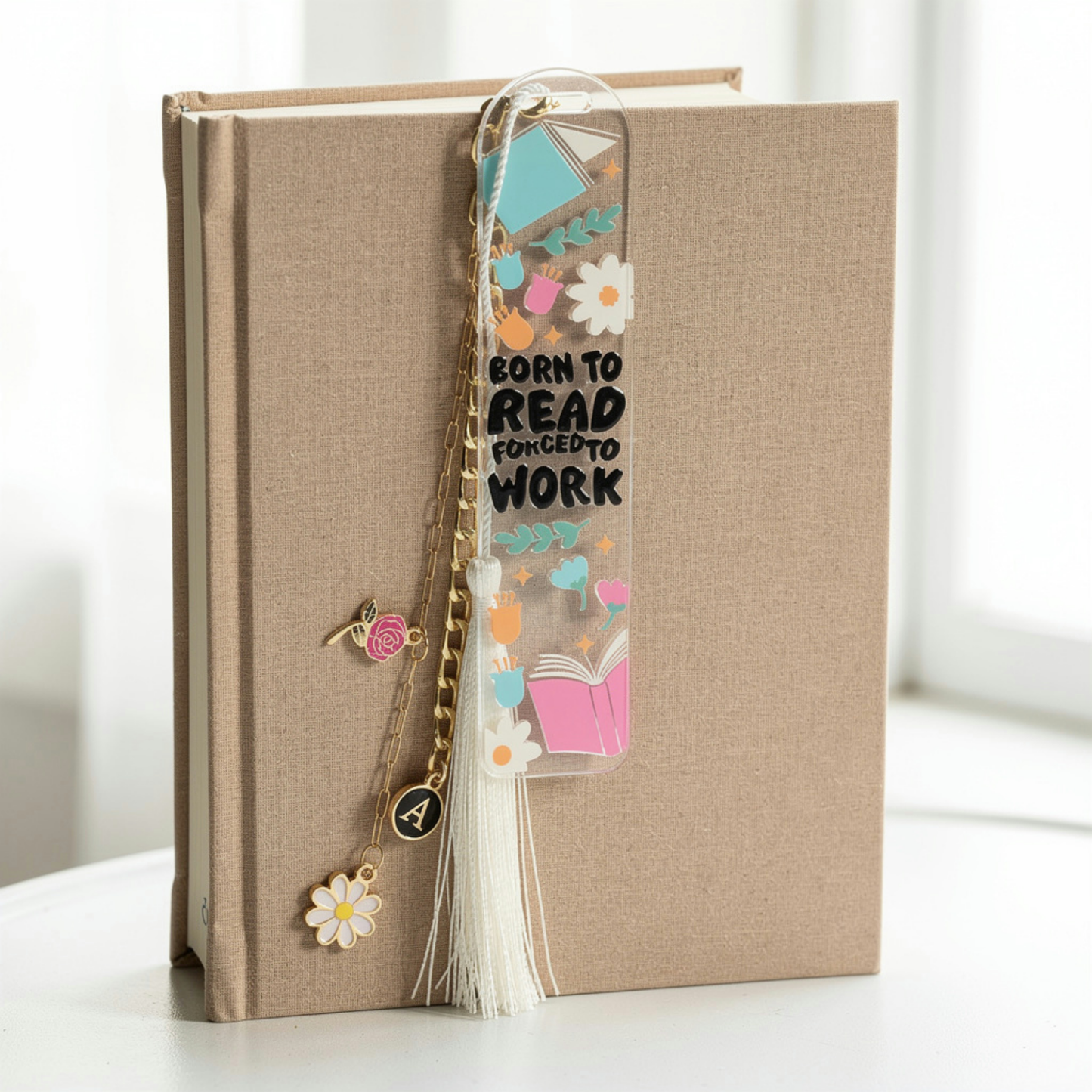 Book Lover Bookmark. Born To Read Bookmark