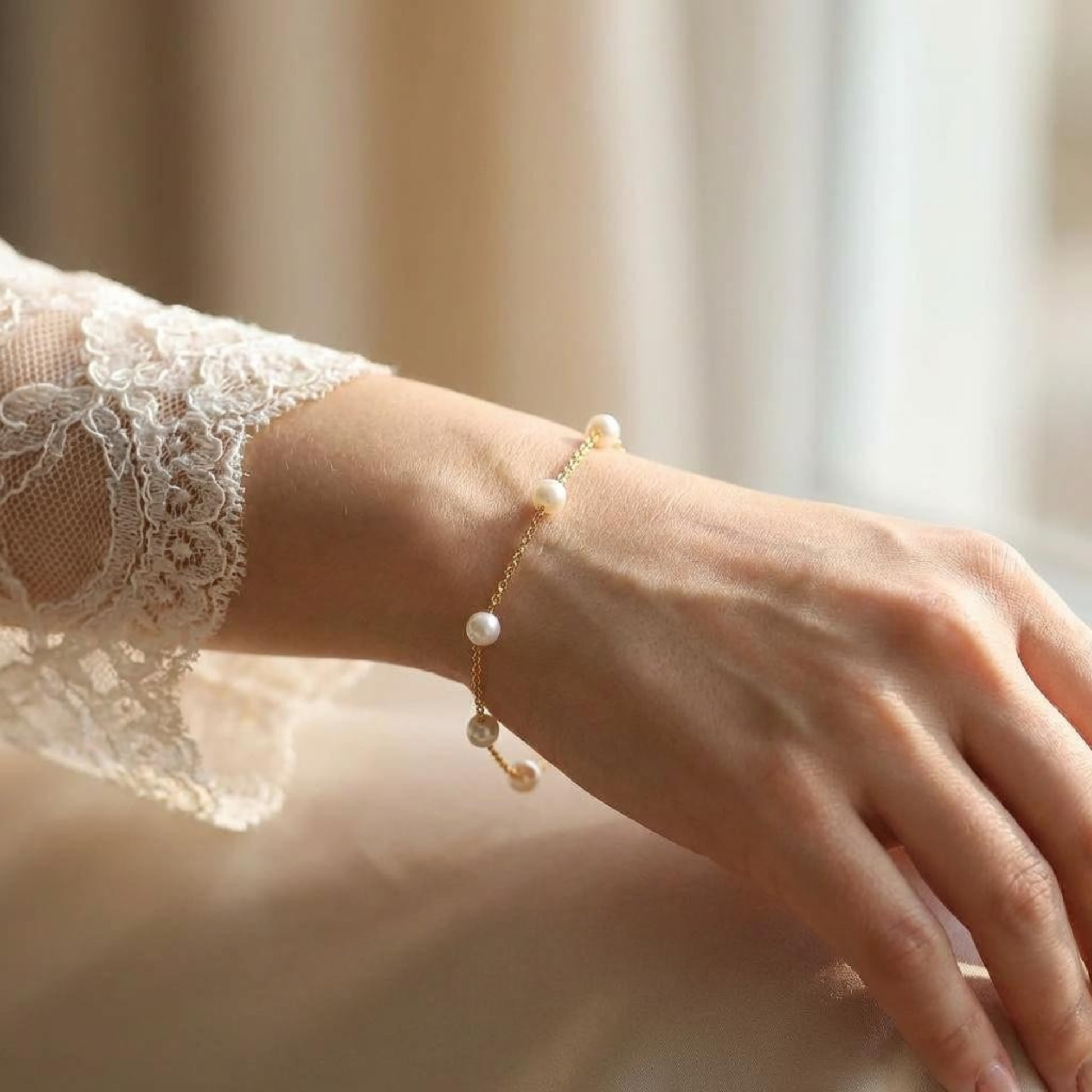 Bridesmaid Proposal Pearl Bracelet