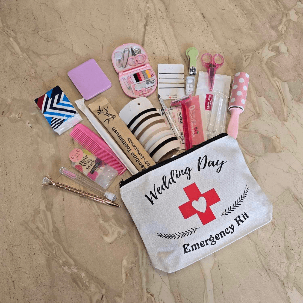 Bride wedding emergency kit