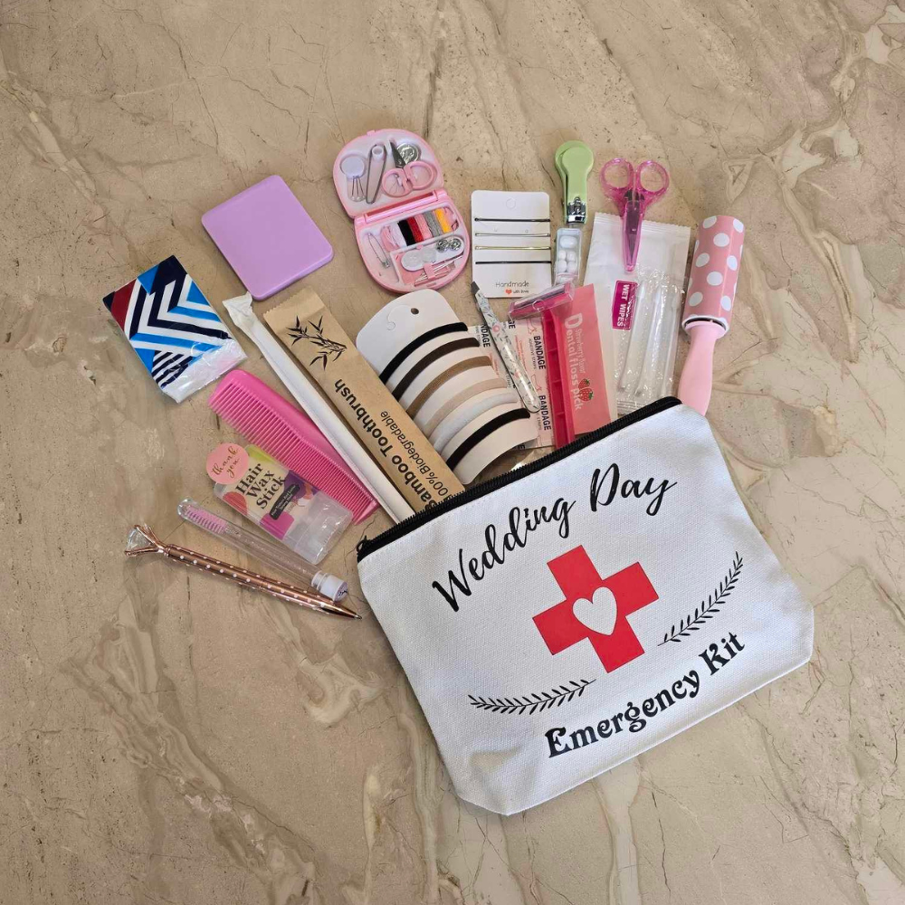 Wedding Day Emergency Kit Sweetpea and DaisySpecialising in Bachelorette Bride to be and Hen s nights. T shirts Water Bottles pyjamas and lounge ware
