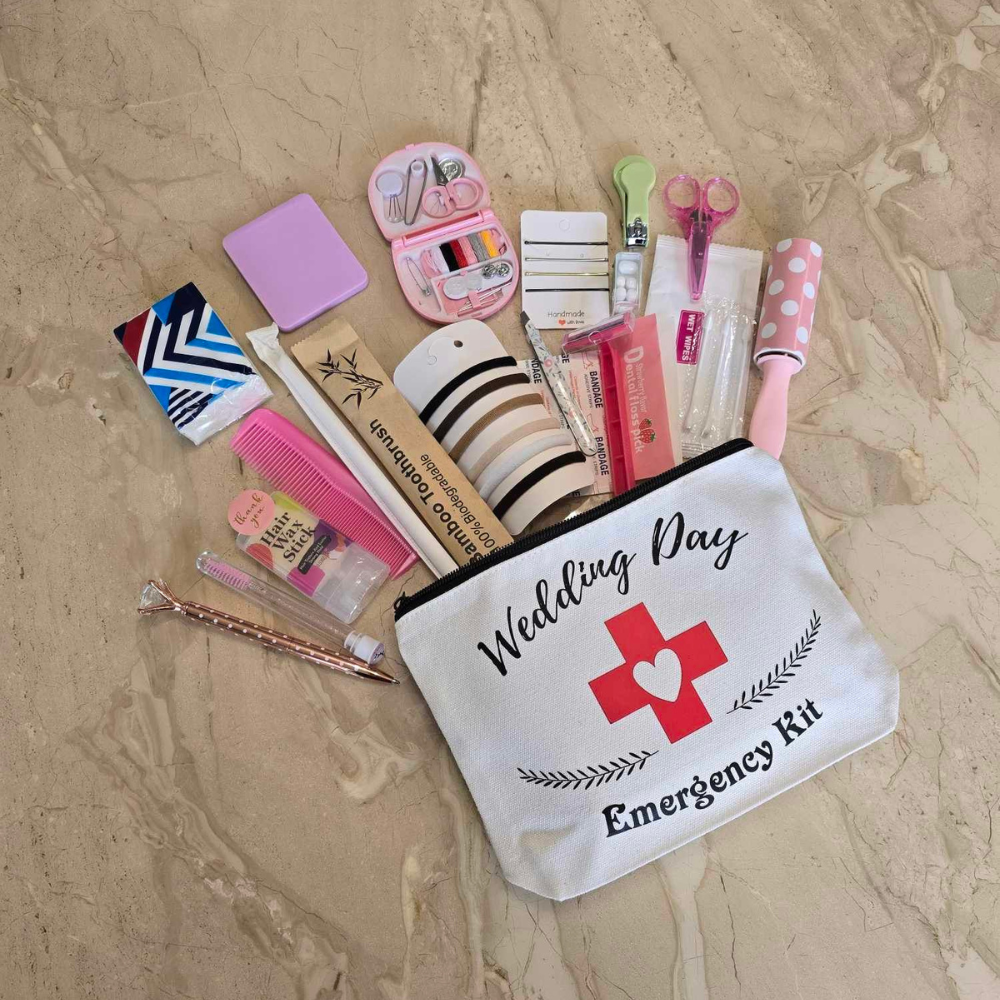 Bride wedding emergency kit