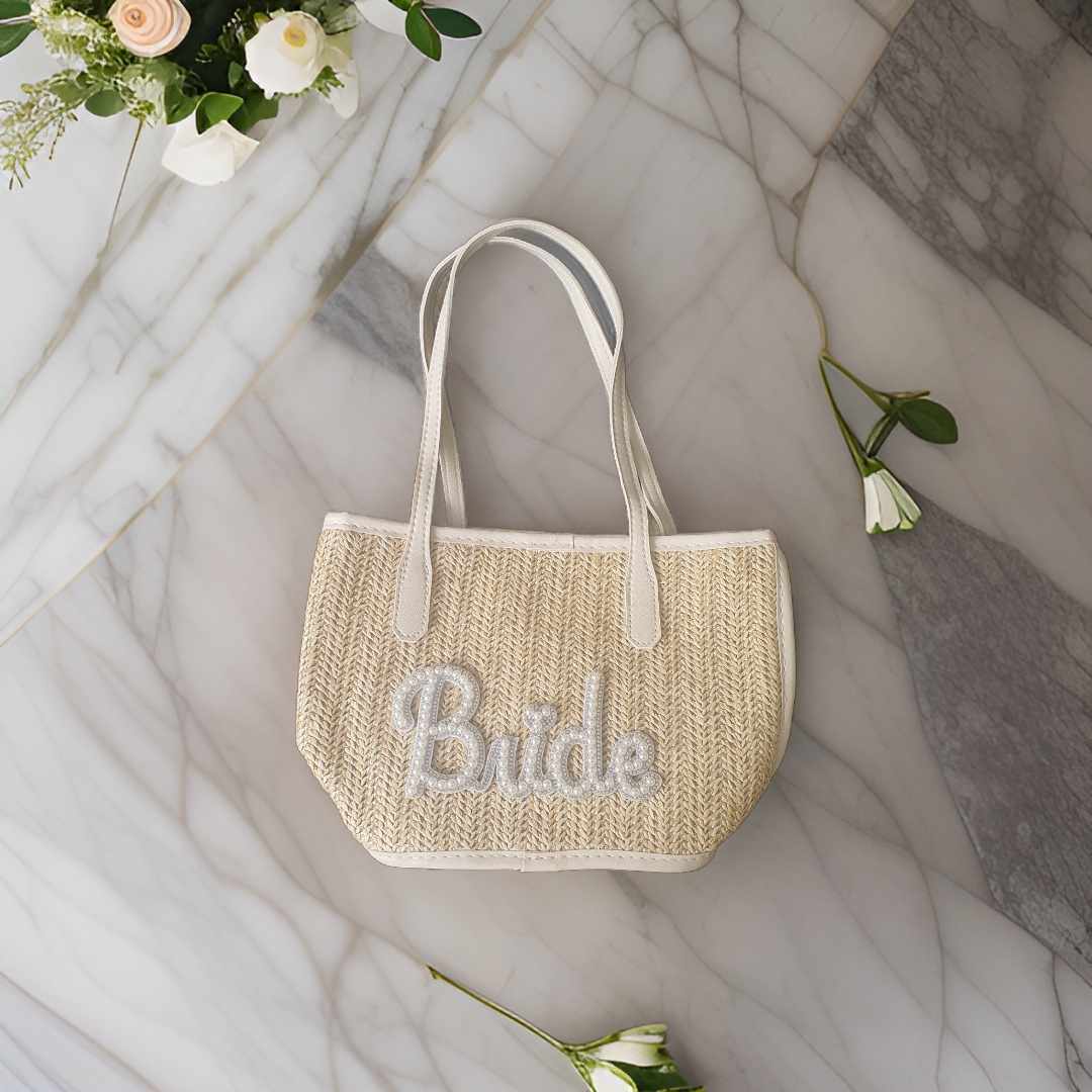 Bride Straw Bag