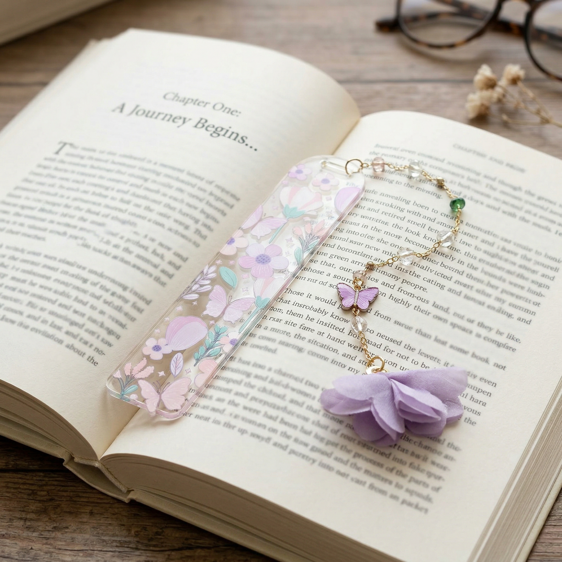 butterfly bookmark gift for readers