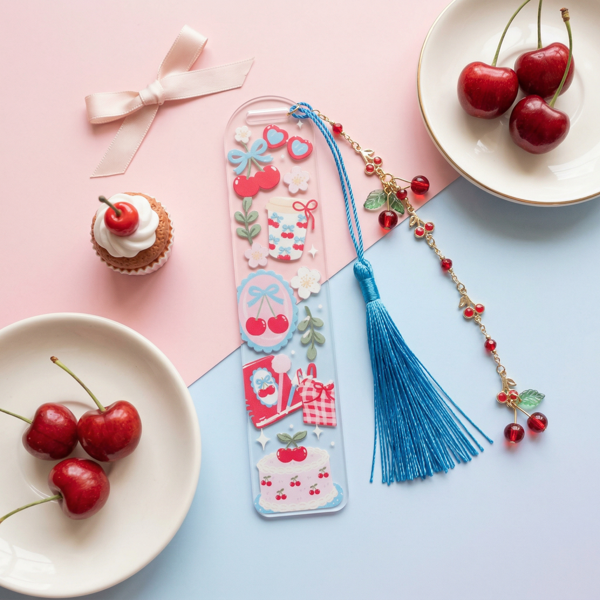 dessert themed bookmark