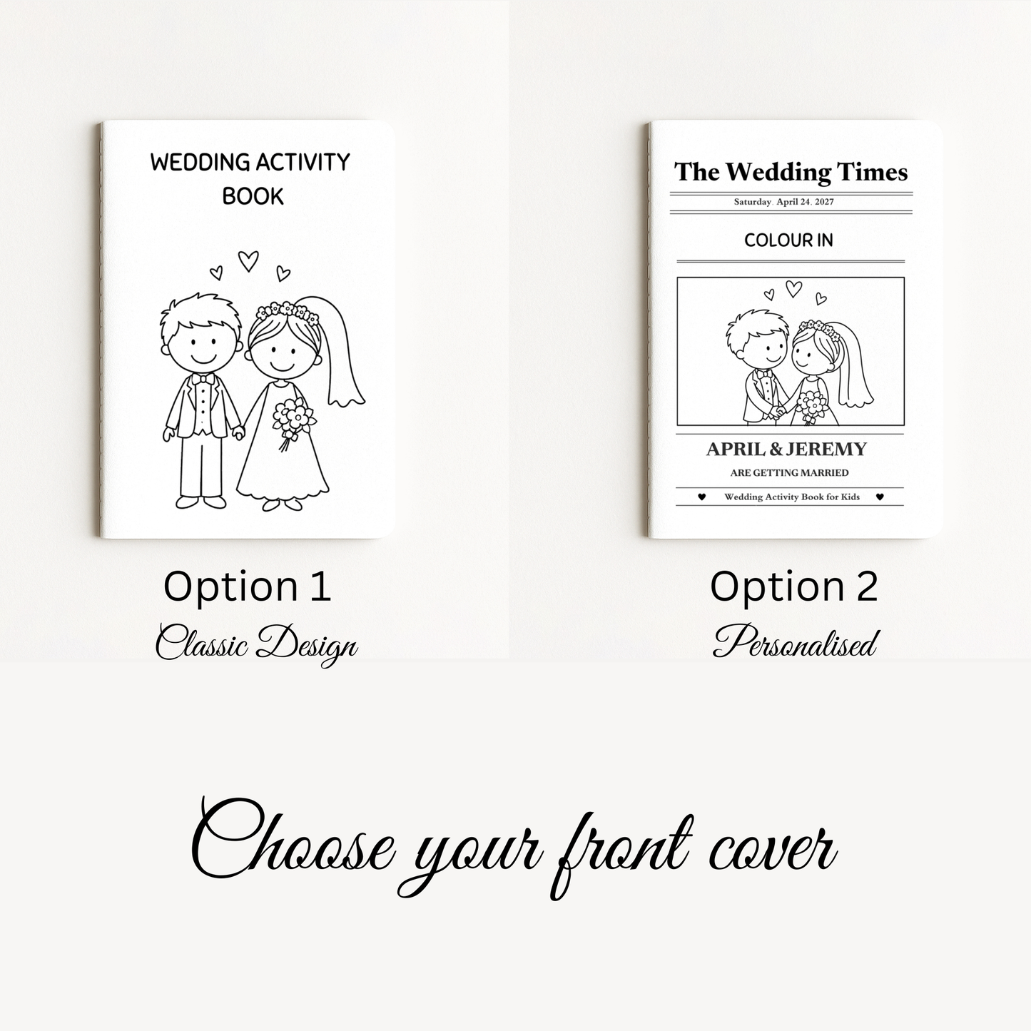Kids Wedding Day Activity Book