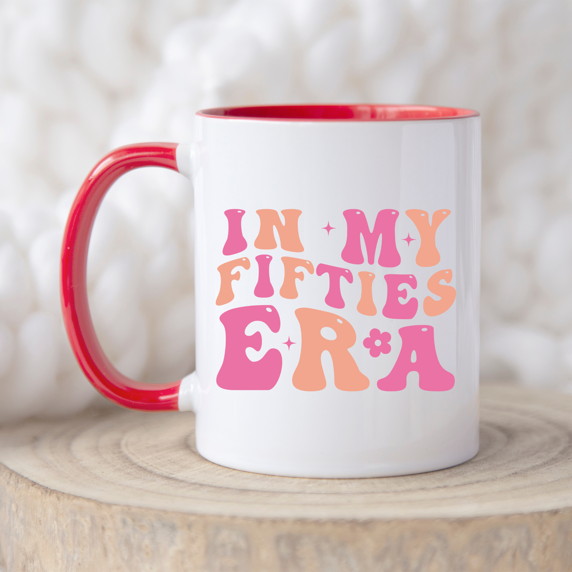 In My Fifties Era Mug. Custom 50's Mug. Personalised 50's Mug. 50th Birthday Gift. Personalised 50th Birthday Gift. Milestone Birthday Gift