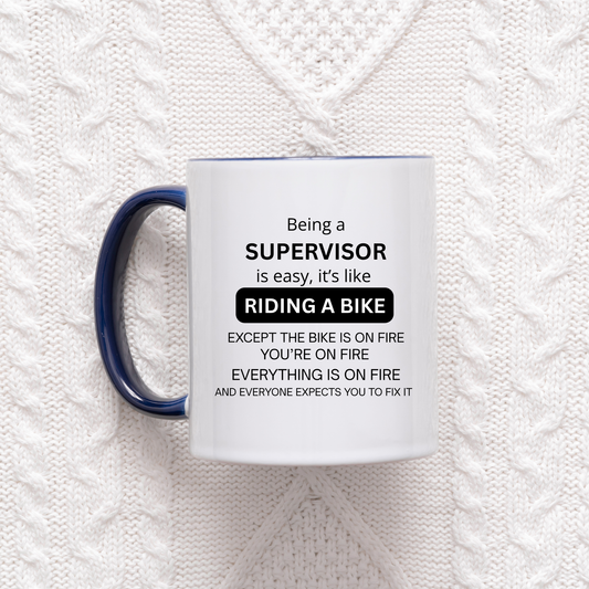 Personalised Manager Mug. Custom Manager Gift. Supervisor Mug. Boss Coffee Mug. Gift for Manager or Supervisor. Office Gift Team Leader Mug