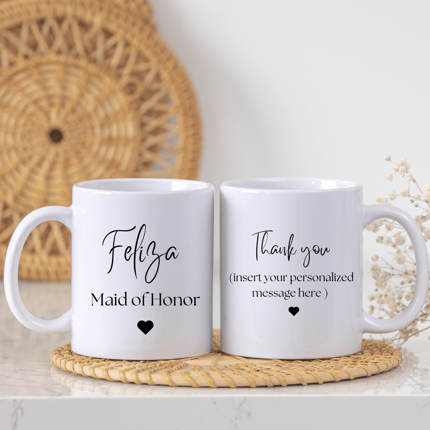 Maid of honor mugs