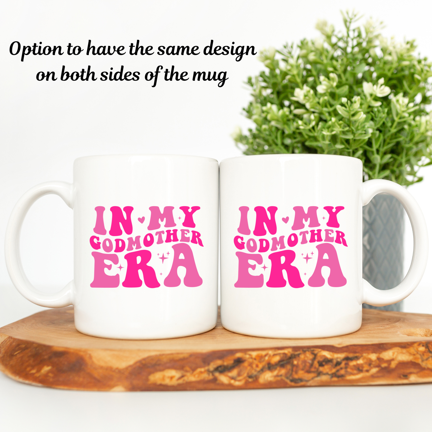 Godmother Mug. Personalised In My Godmother Era Mug. Custom Godmother Mug