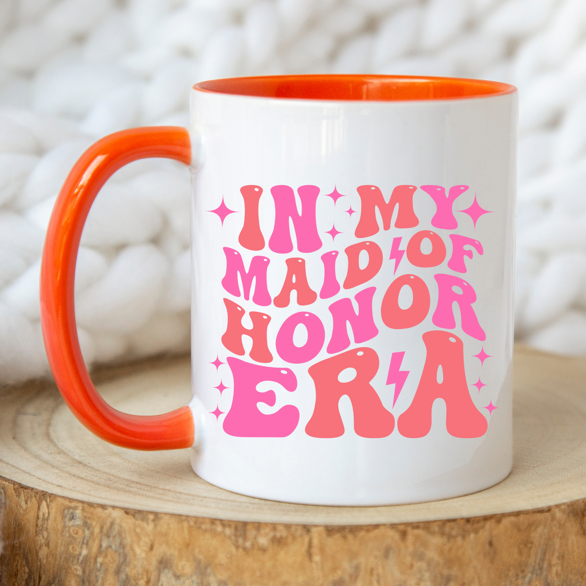 In My Maid of Honour Era Mug. Personalised Maid of Honour Mug. Custom Gift for Maid of Honour