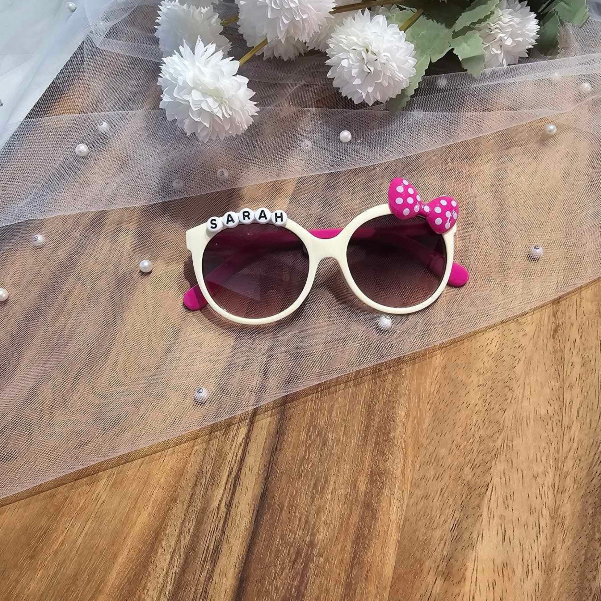 Personalised Kids Sunglass. Custom Sunglasses for Kids. The perfect Party Favours for daughters birthday party. Custom Party Favour Gifts
