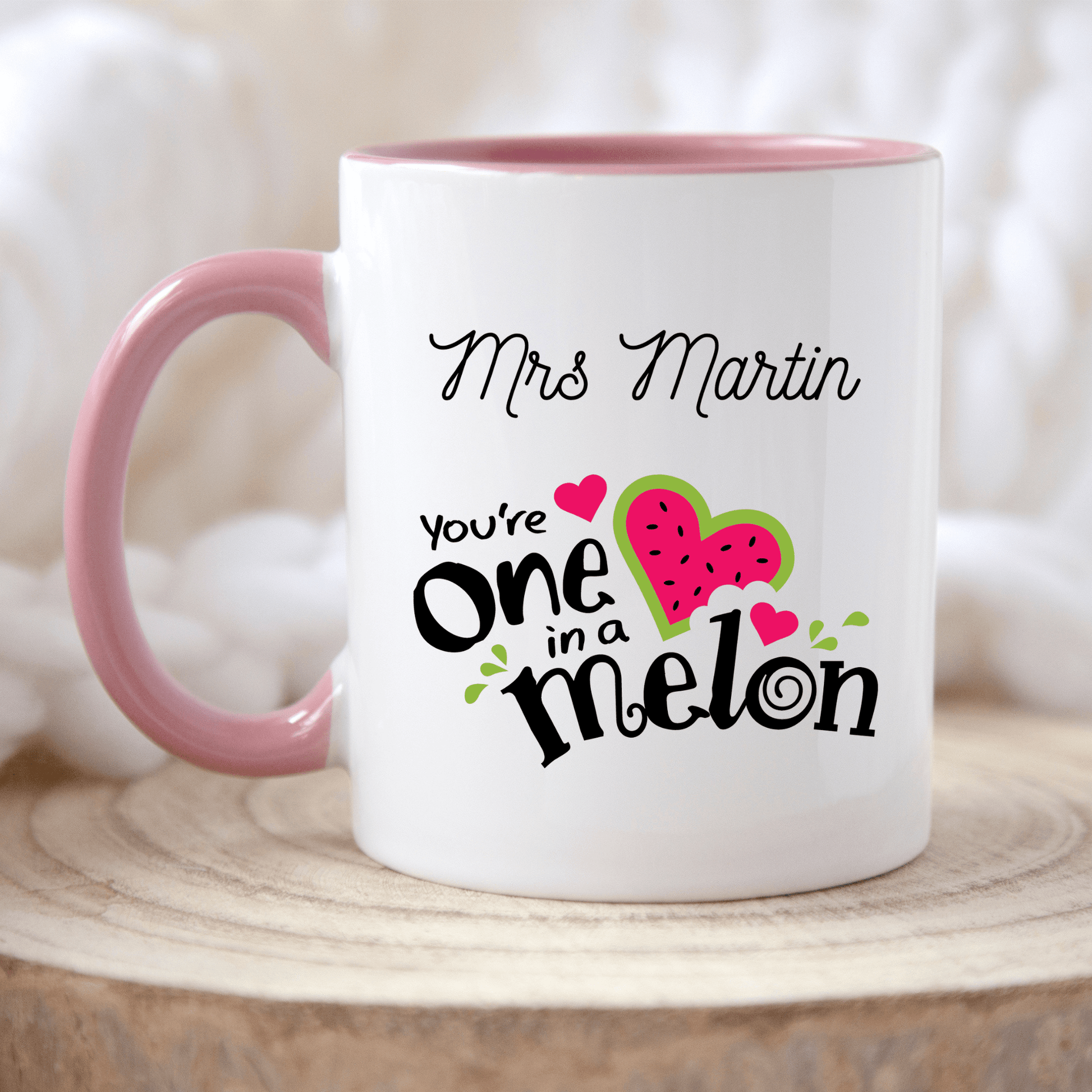 You're One in a Melon Personalised Mug 