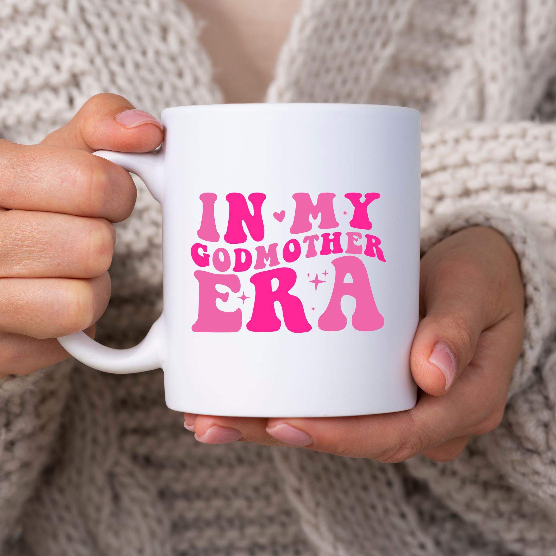 Godmother Mug. Personalised In My Godmother Era Mug. Custom Godmother Mug