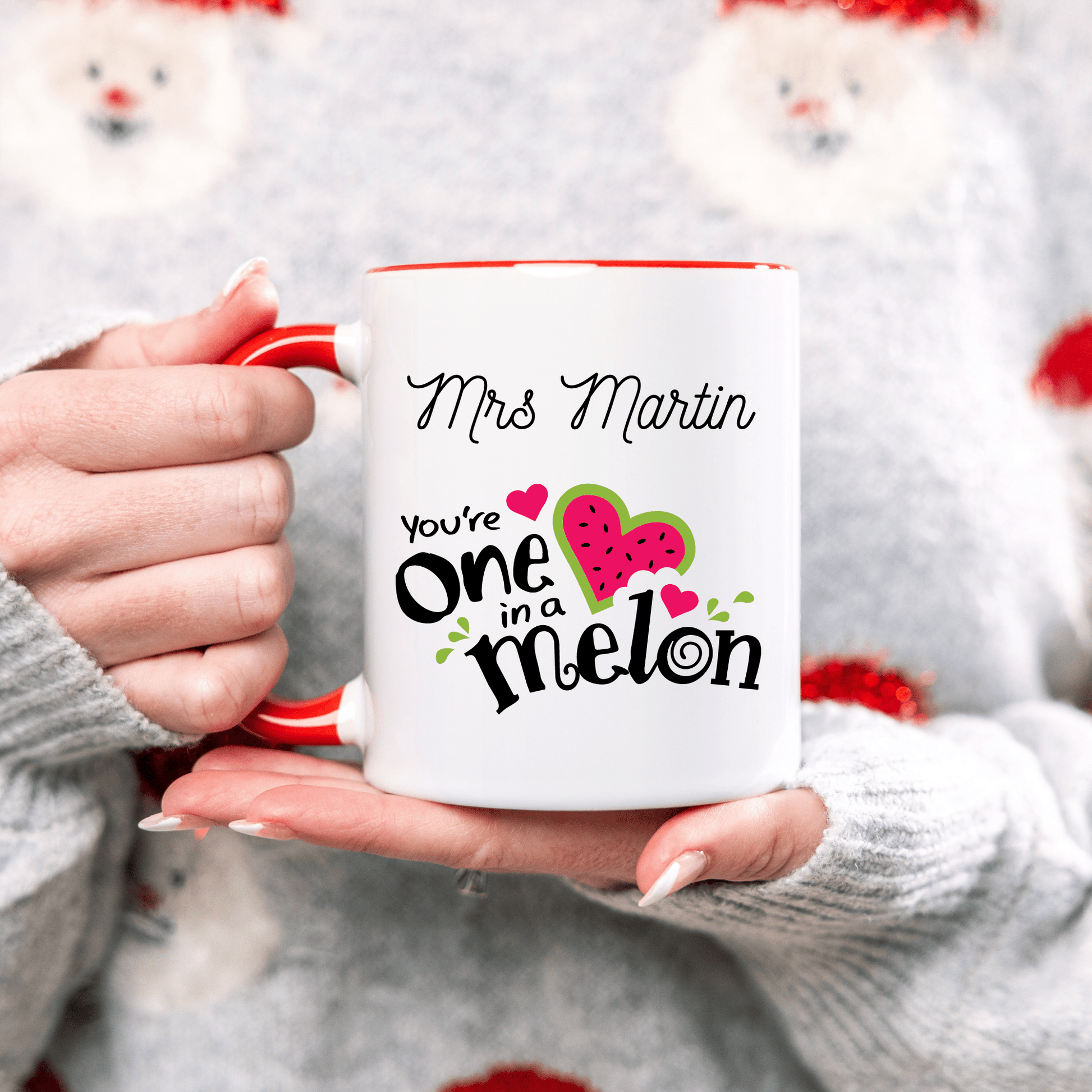 You're One in a Melon Personalised Mug 