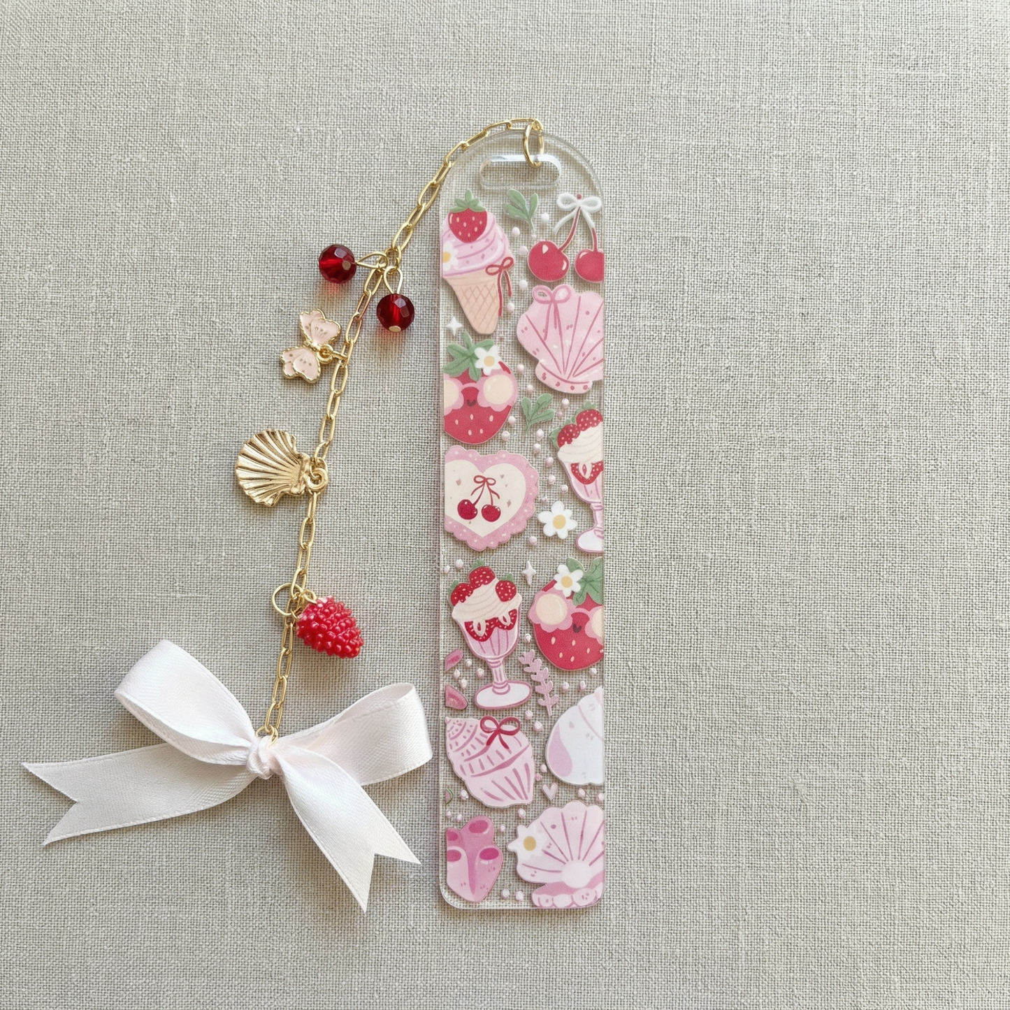Strawberry Dessert Bookmark