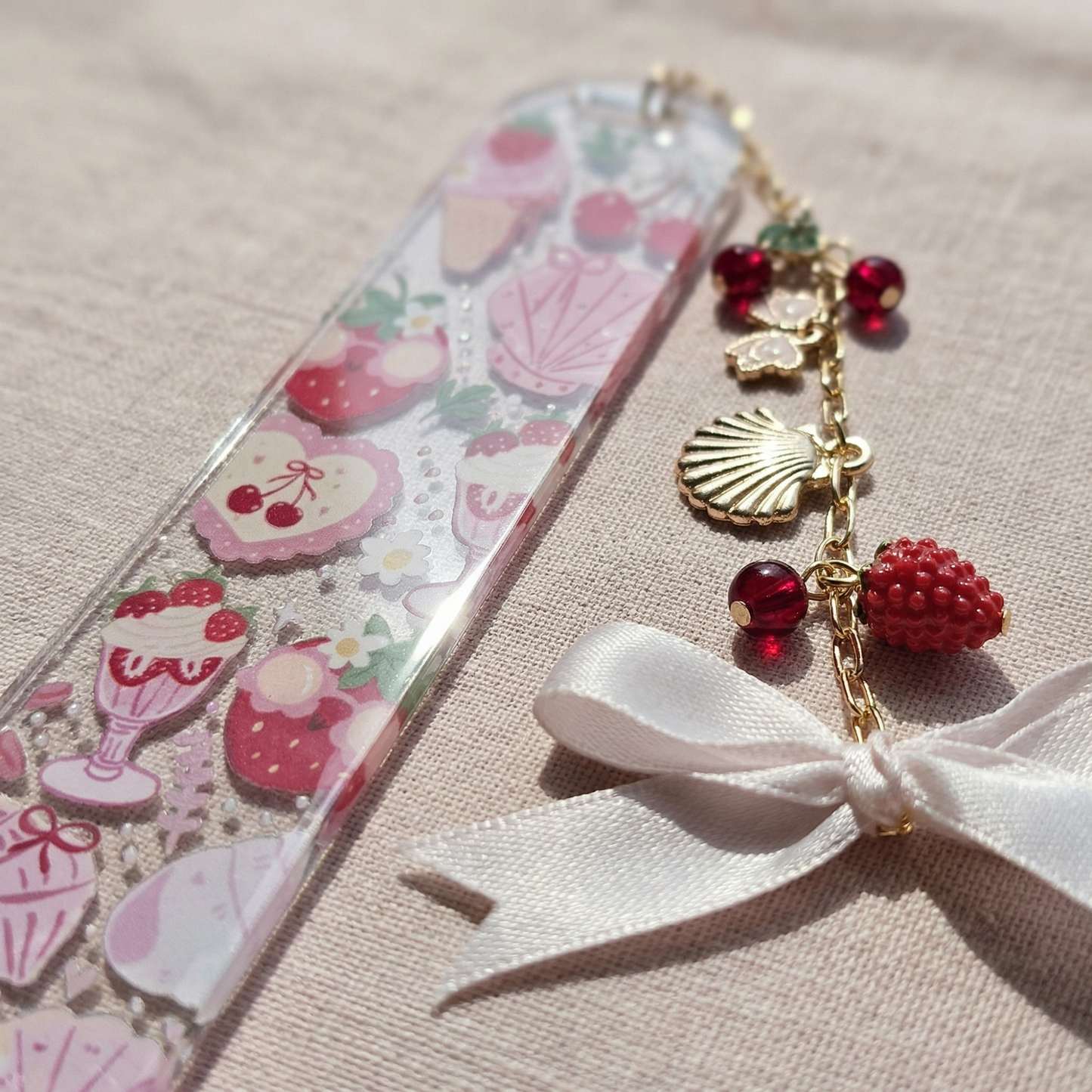 Strawberry Dessert Bookmark