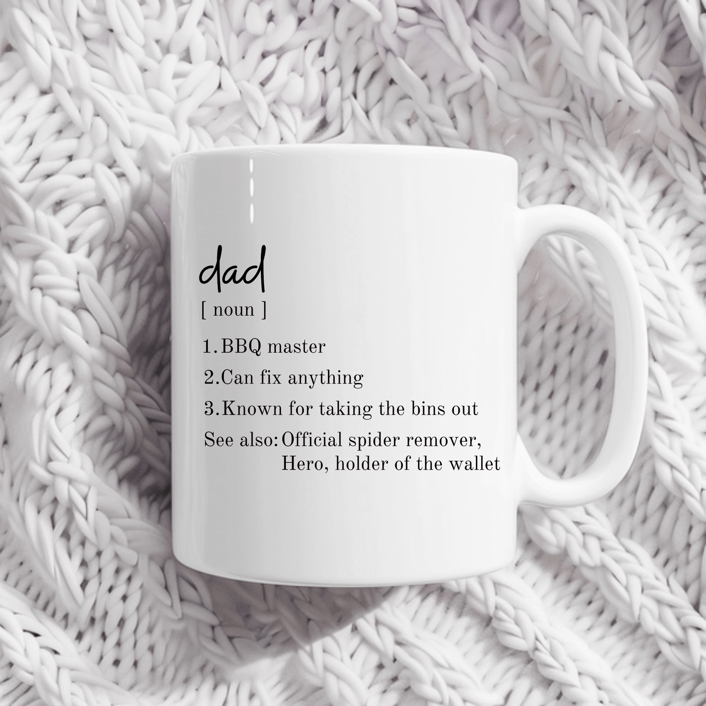 Dad's Personality Traits Mug