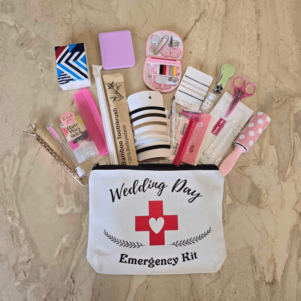 Bridal Wedding day emergency kit