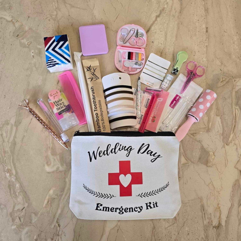 Wedding day emergency kit