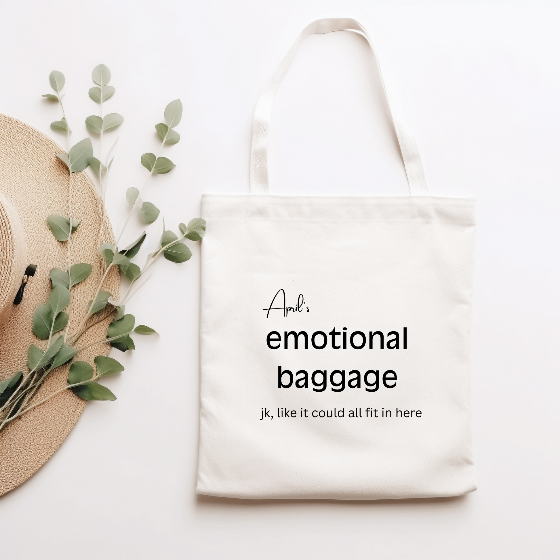 Funny Gifts Emotional Baggage Tote Bag