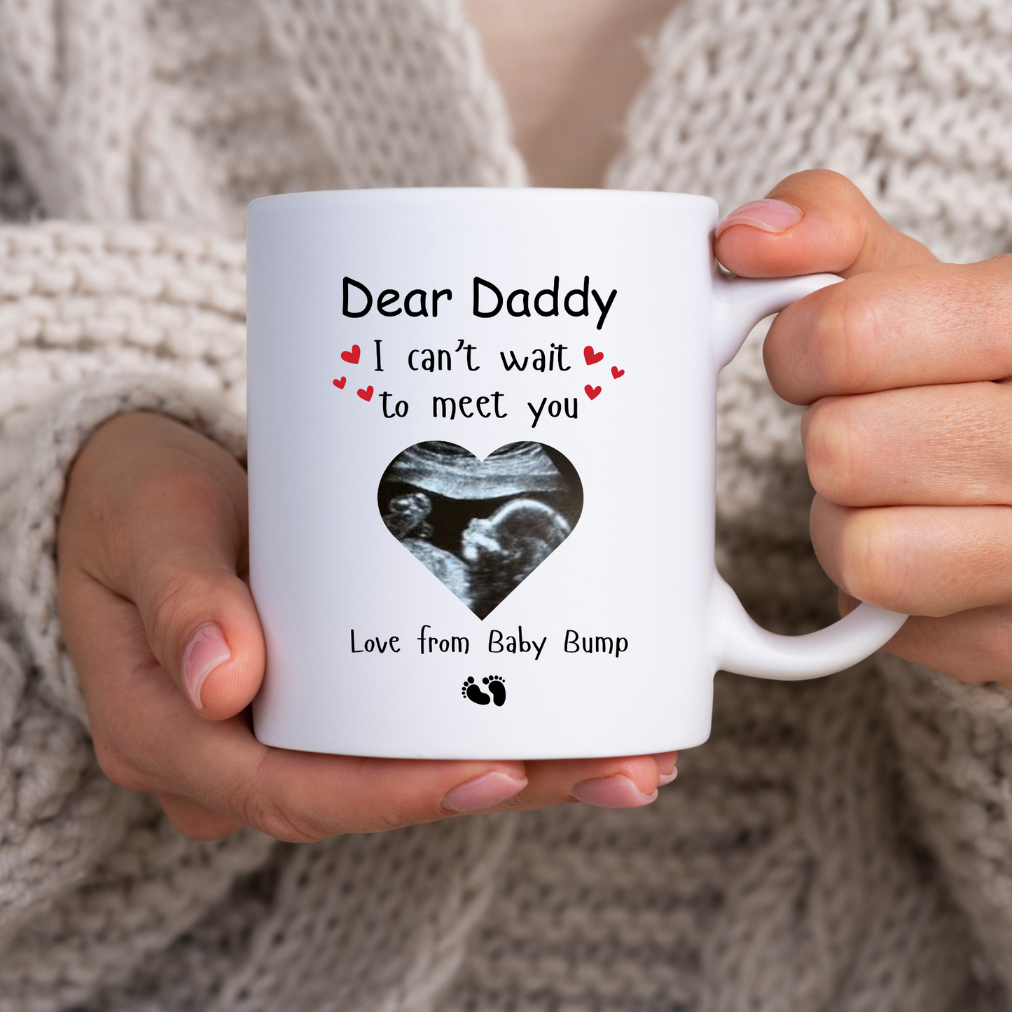 Dad Baby Reveal Mug