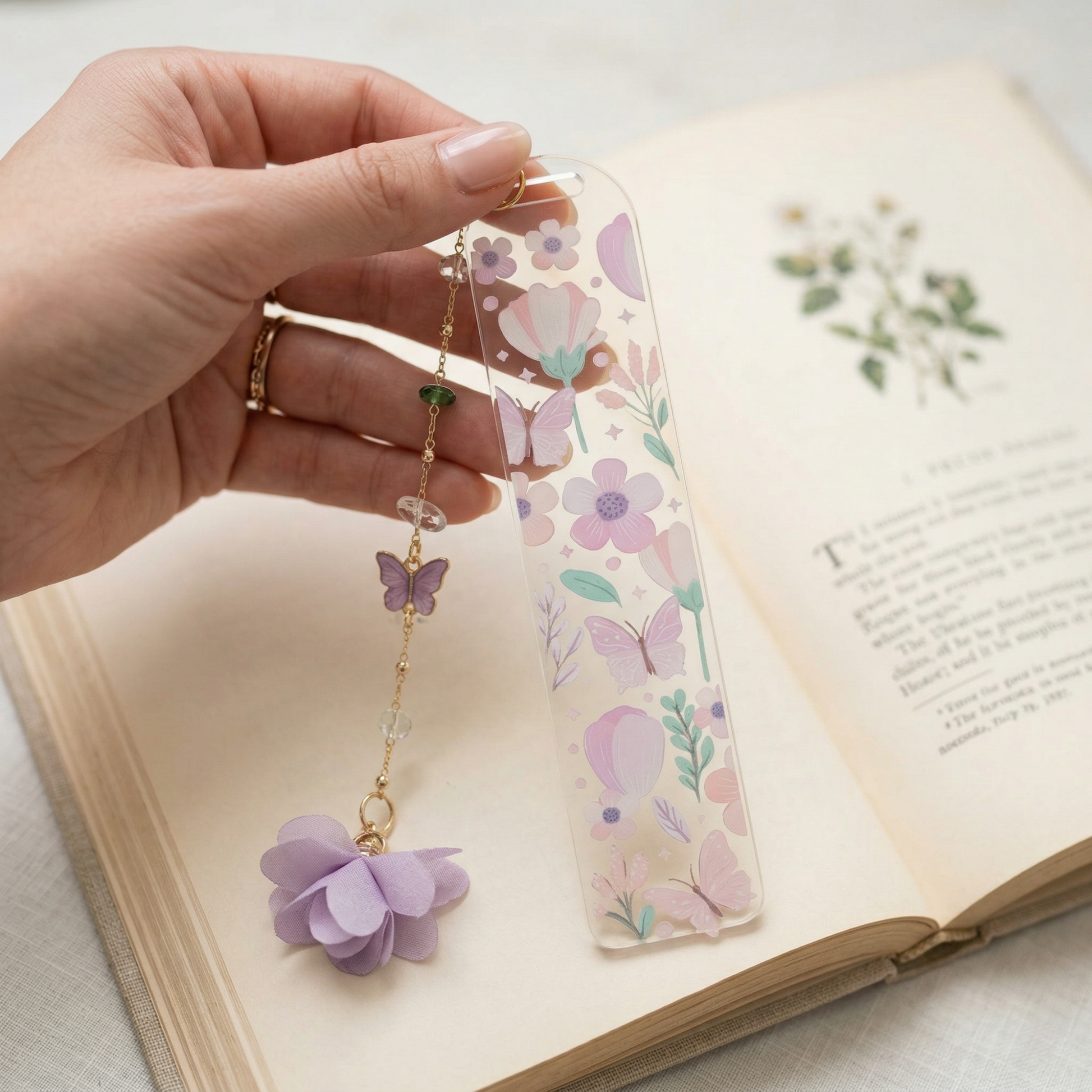 cute butterfly bookmark