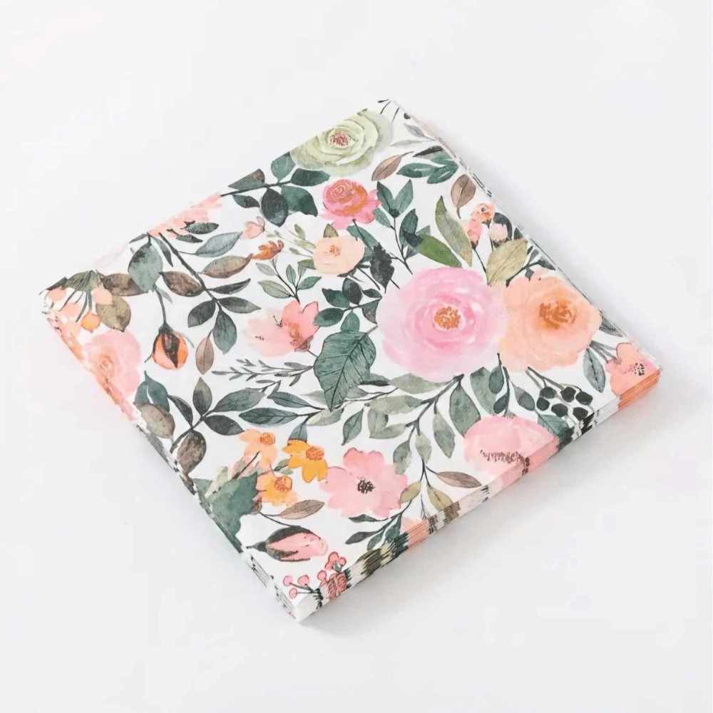 Floral napkins