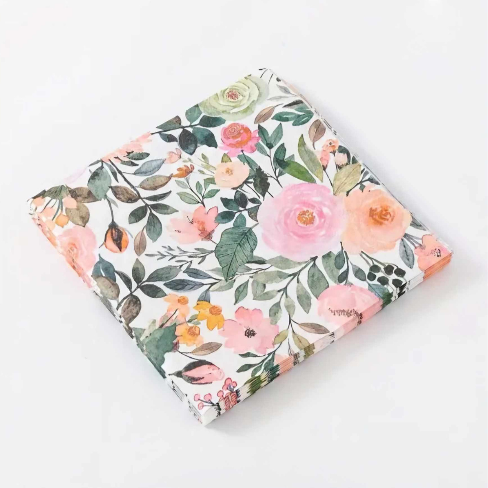 Floral napkins