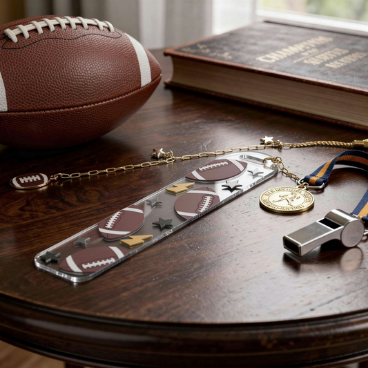 Football Bookmark. Football Lover Bookmark. Football Book Lover Gift. Football Coach Gift. Football Team Gift