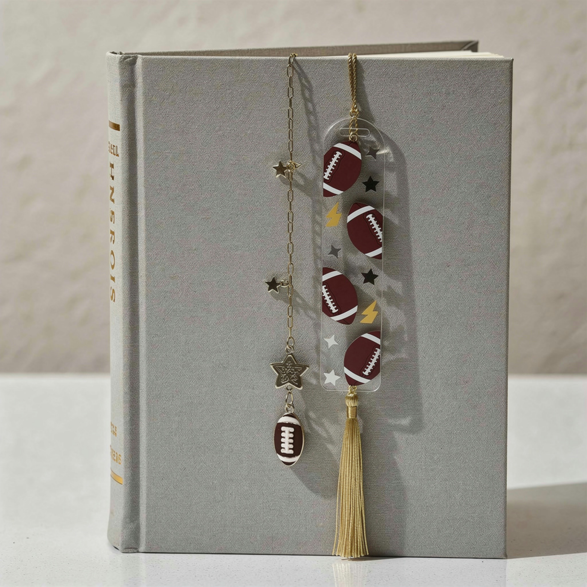 Football Bookmark. Football Lover Bookmark. Football Book Lover Gift. Football Coach Gift. Football Team Gift