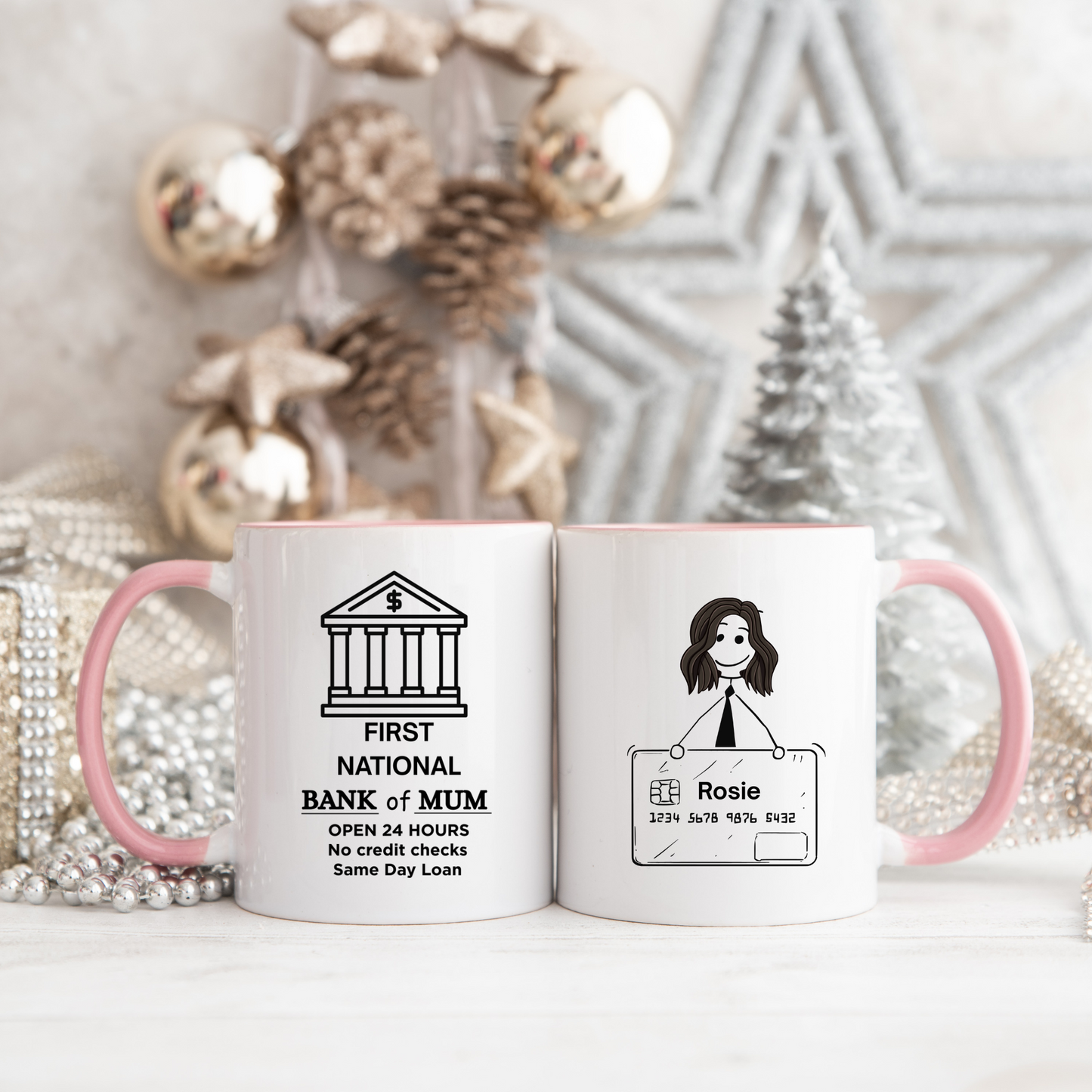 Bank of Mum Mug Funny Mugs for Mum Funny Gift for Mum from the kids