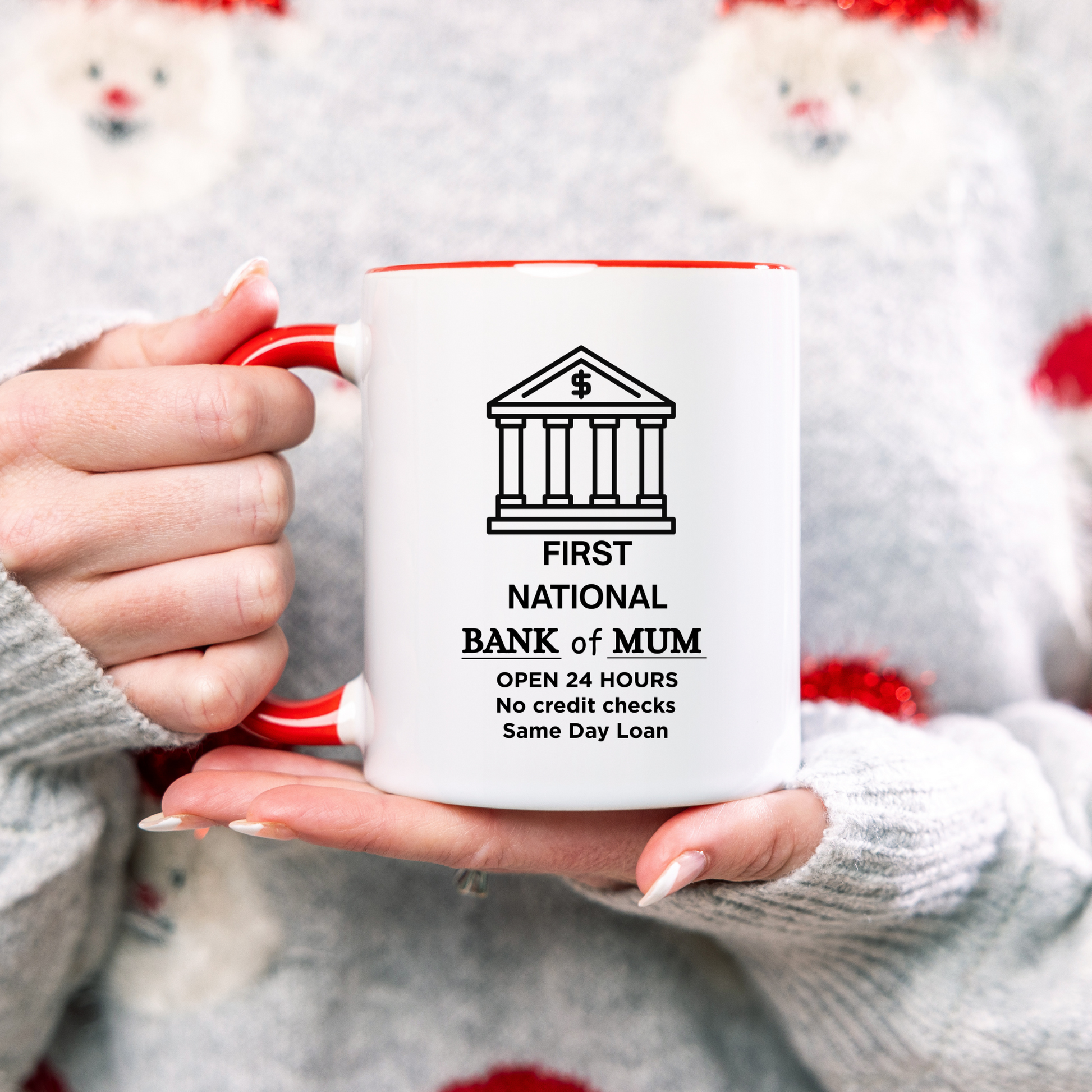 Bank of Mum Mug Funny Mugs for Mum Funny Gift for Mum from the kids