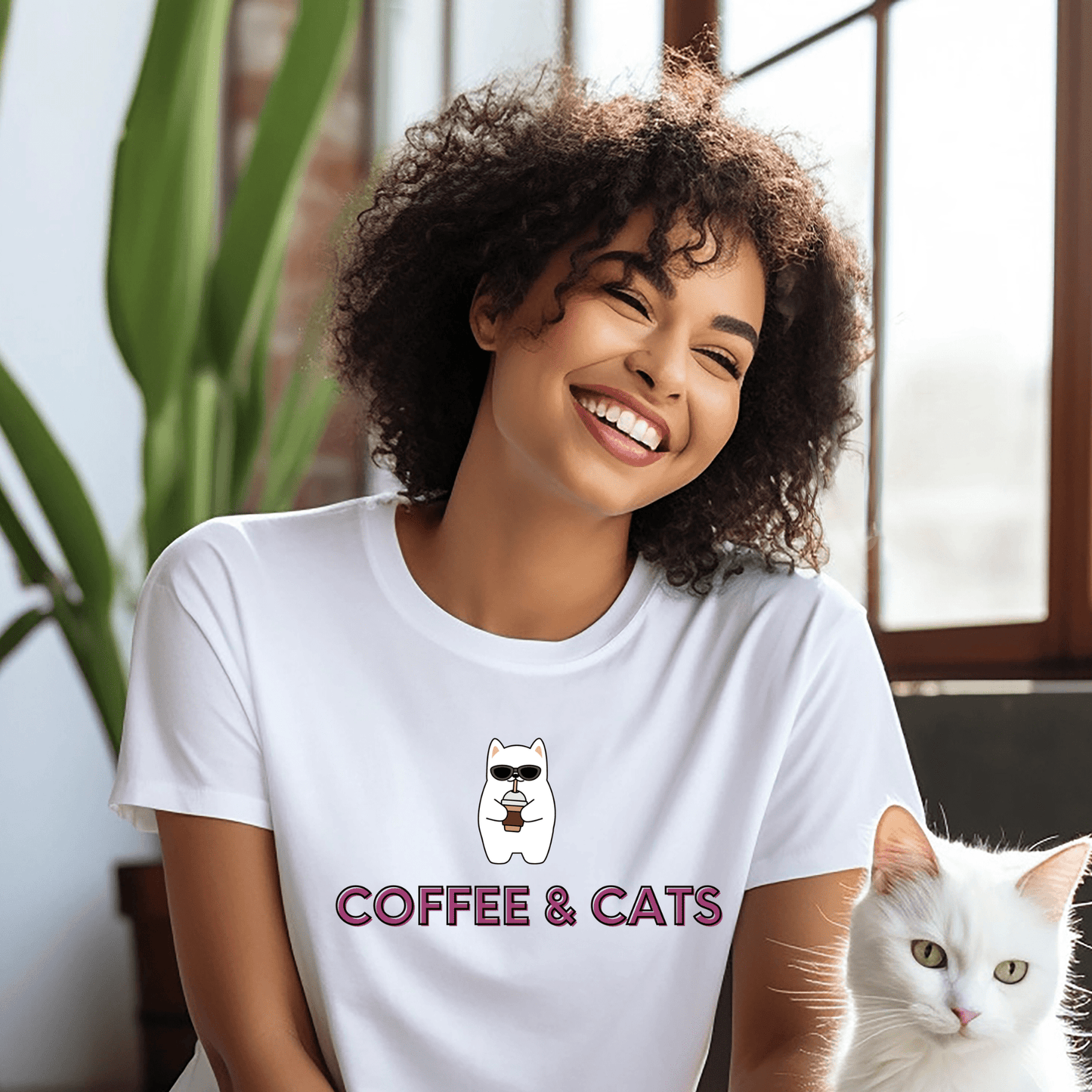 Coffee And Cats Shirt