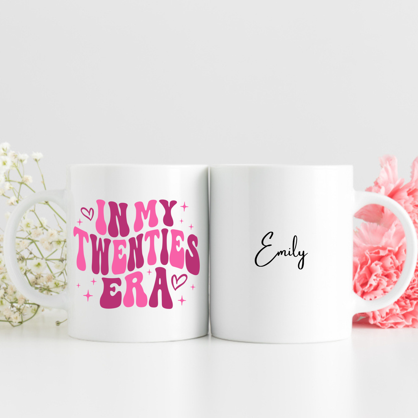 In My Twenties Era Mug. Custom 20's Mug. Personalised 20's Mug. 20th Birthday Gift. Personalised 20th Birthday Gift. Milestone Birthday Gift