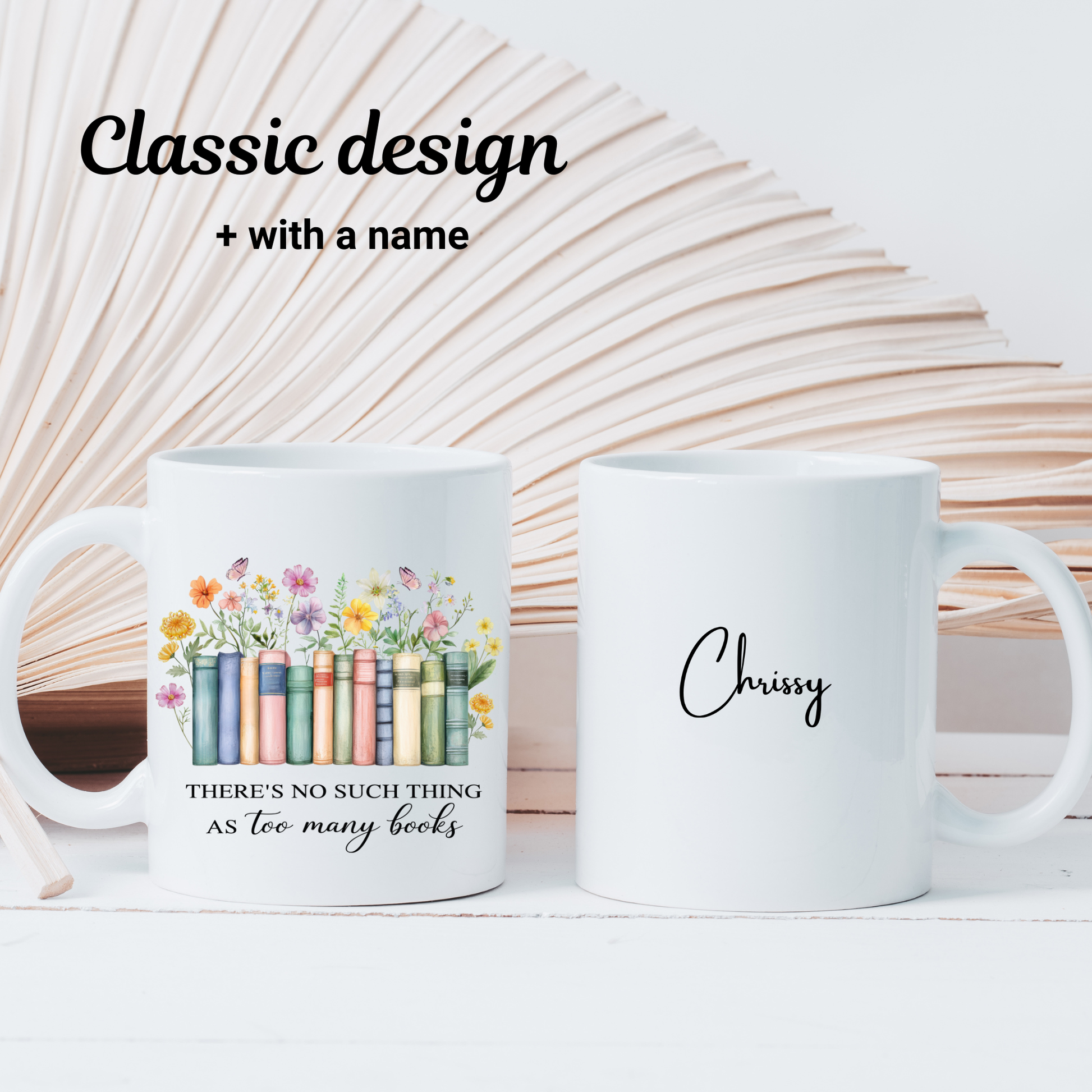 Personalised Book Lover Gift. Book lover Mug. Custom Gift for Book lovers