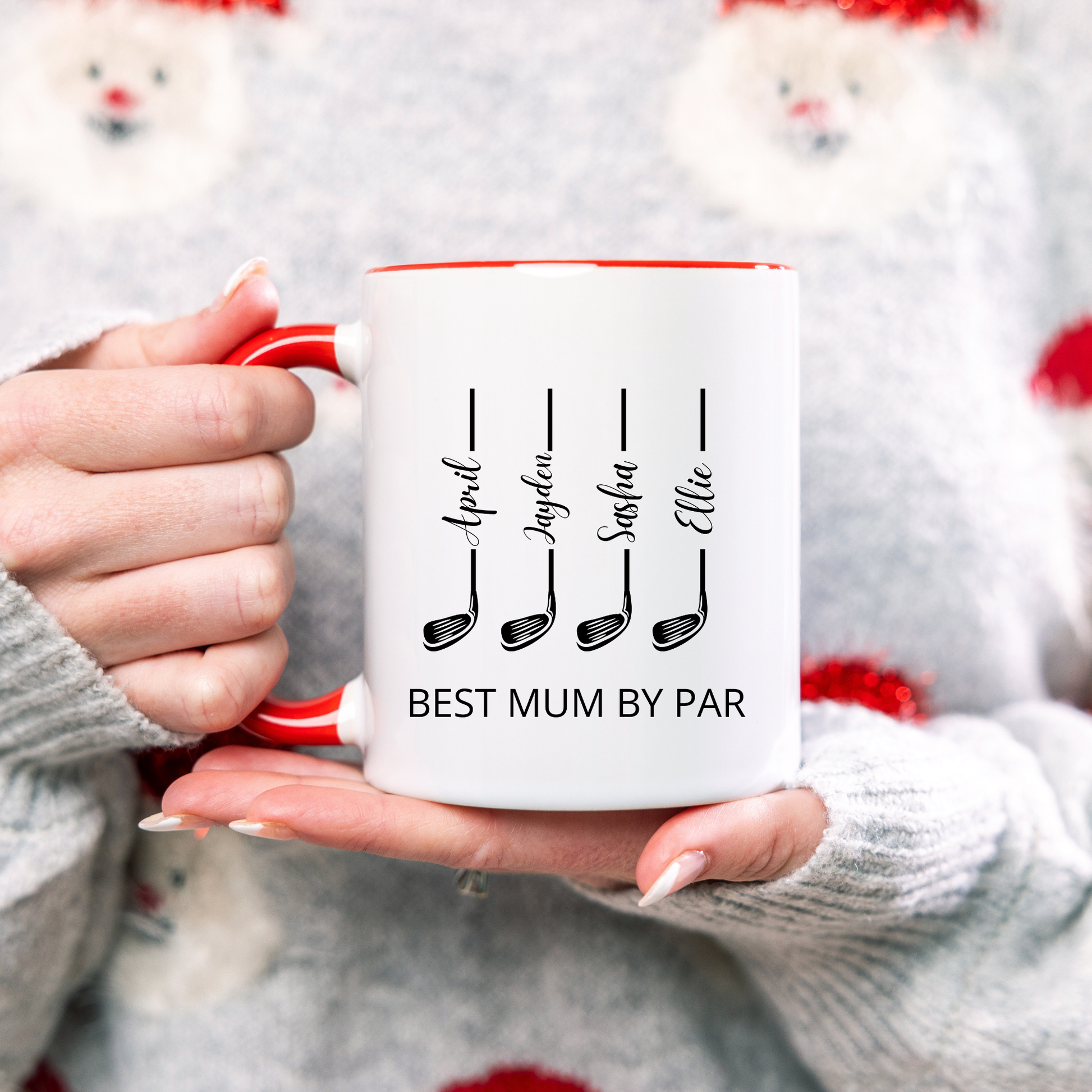 Best Mum by Par Mug. Golfer Mum Mug. Golfer Mum Gift. Custom Gift for Golfer Mum. Personalised Gift for Golfer Mum. Best Mum by Par