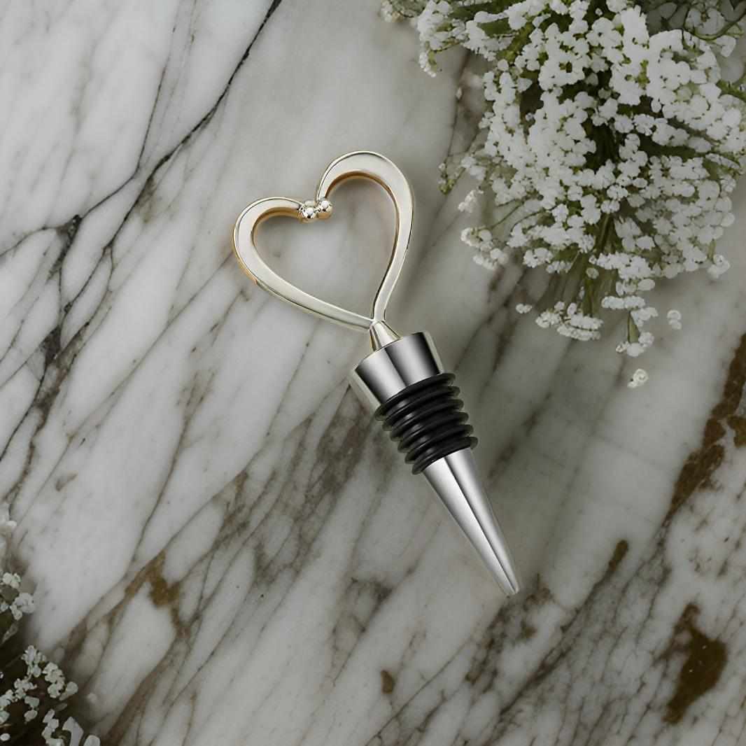 heart wine stopper