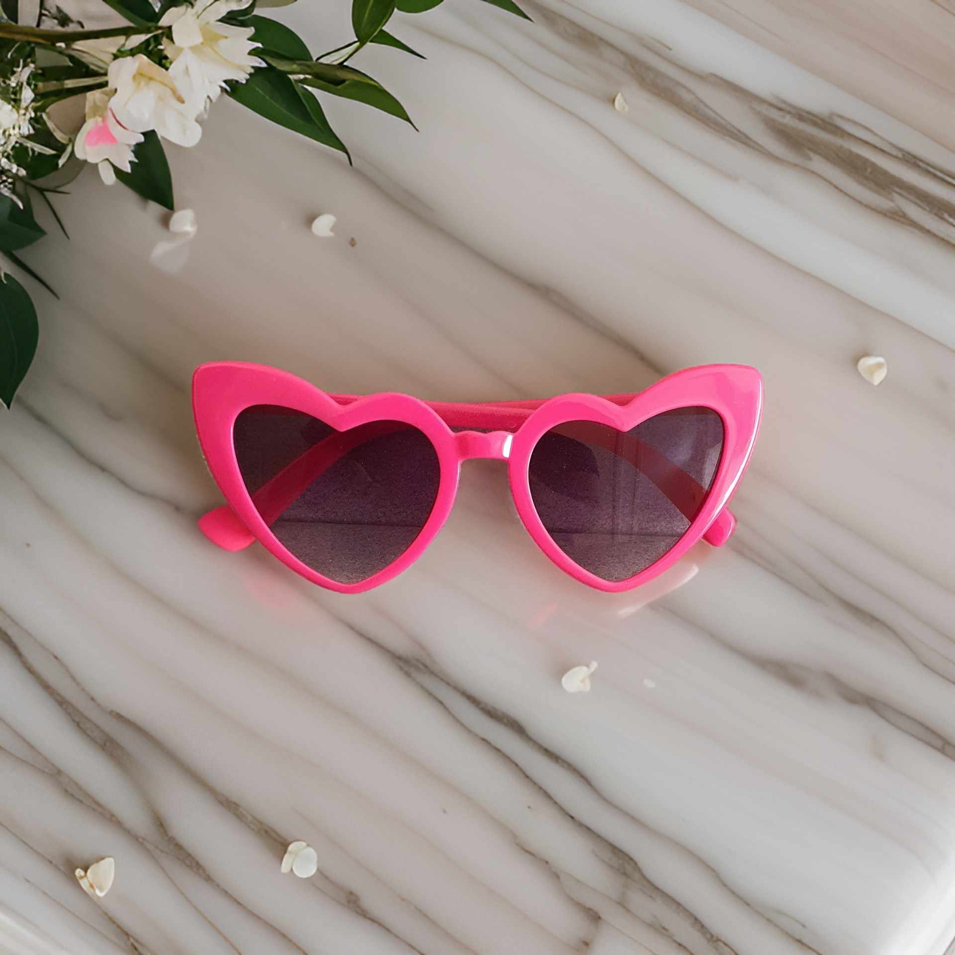 Heart Sunglasses Pink