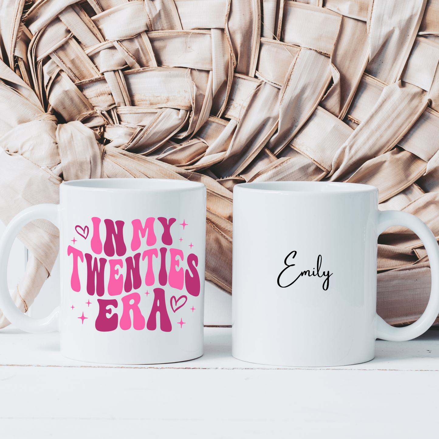 In My Twenties Era Mug. Custom 20's Mug. Personalised 20's Mug. 20th Birthday Gift. Personalised 20th Birthday Gift. Milestone Birthday Gift