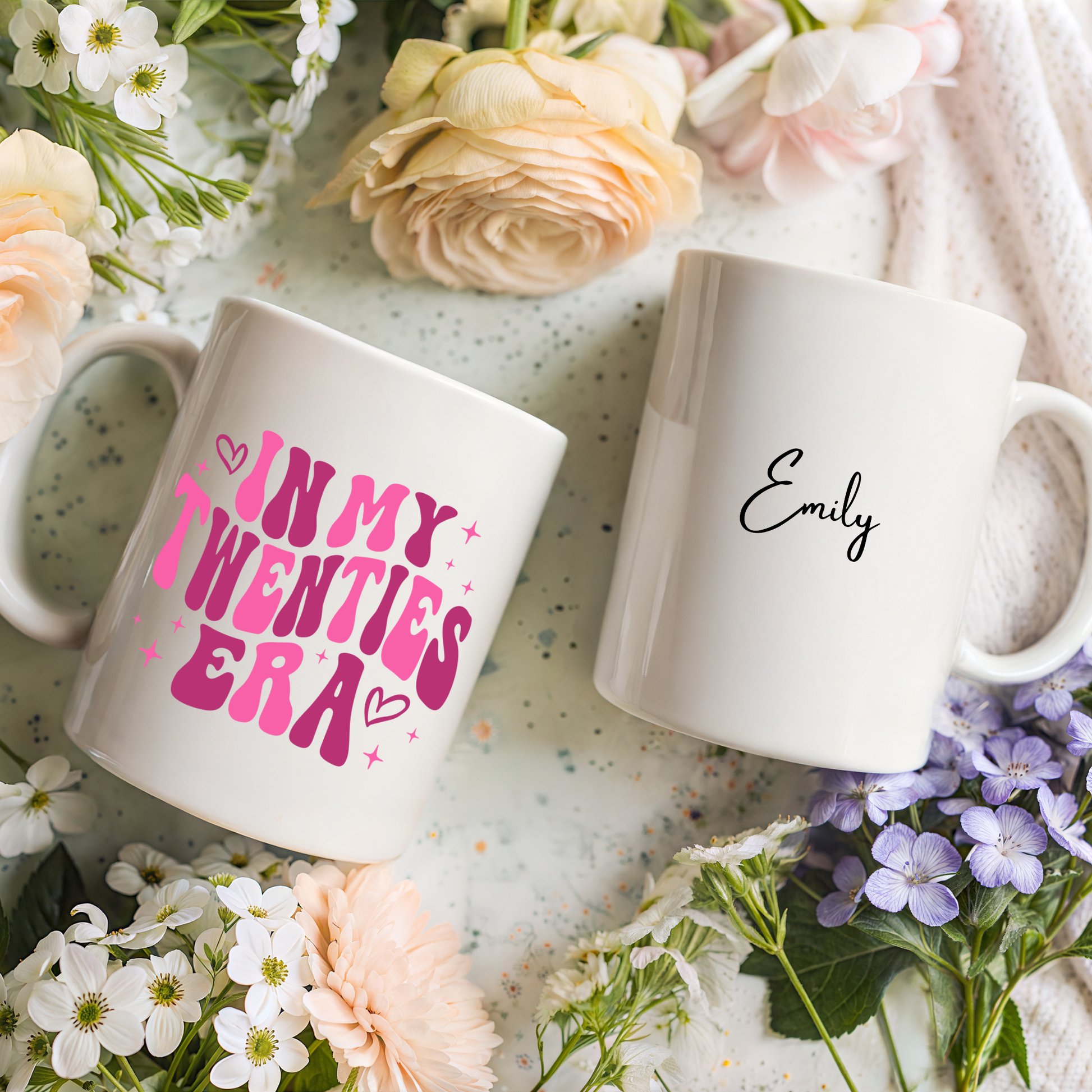 In My Twenties Era Mug. Custom 20's Mug. Personalised 20's Mug. 20th Birthday Gift. Personalised 20th Birthday Gift. Milestone Birthday Gift