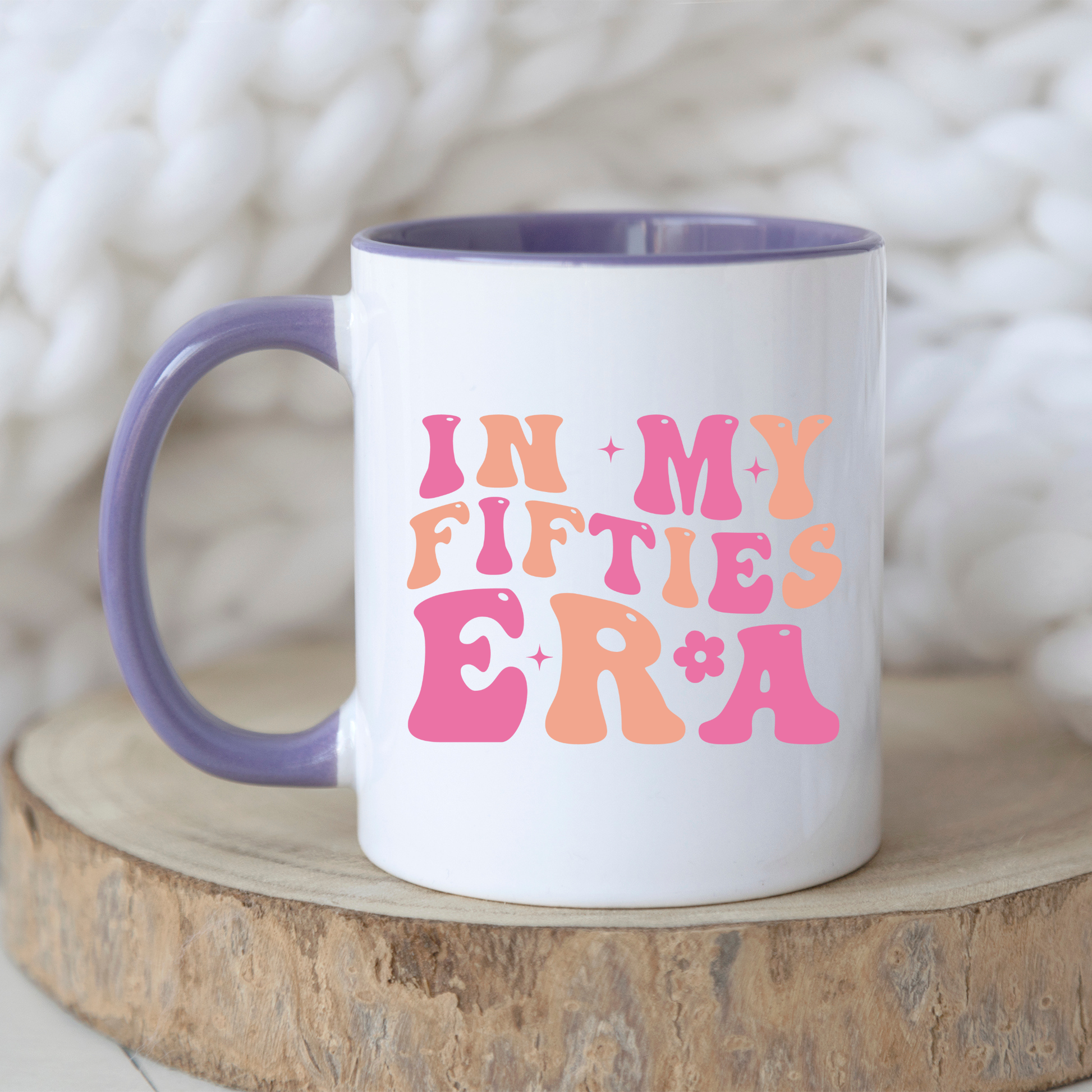 In My Fifties Era Mug. Custom 50's Mug. Personalised 50's Mug. 50th Birthday Gift. Personalised 50th Birthday Gift. Milestone Birthday Gift