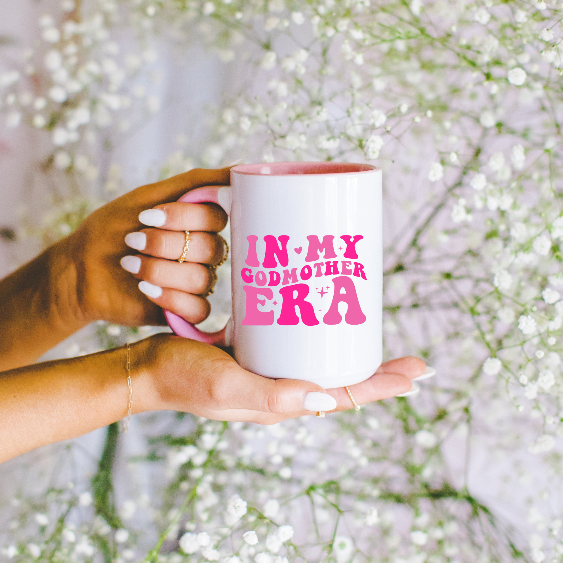 Godmother Mug. Personalised In My Godmother Era Mug. Custom Godmother Mug
