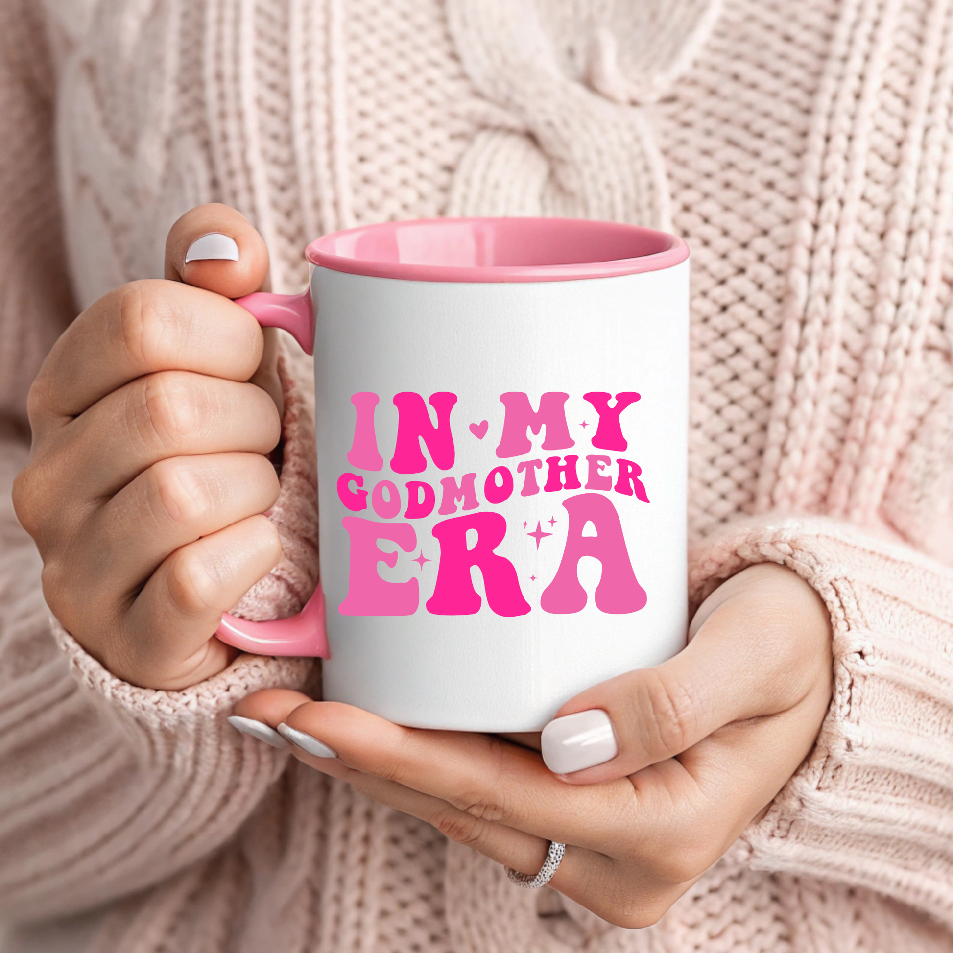 Godmother Mug. Personalised In My Godmother Era Mug. Custom Godmother Mug